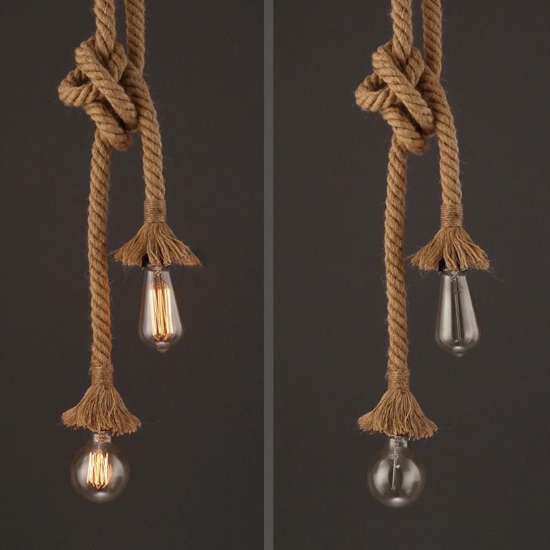 Apparecchi per illuminazione a sospensione a pendente corda Luci a soffitto a sospensione multipla industriale