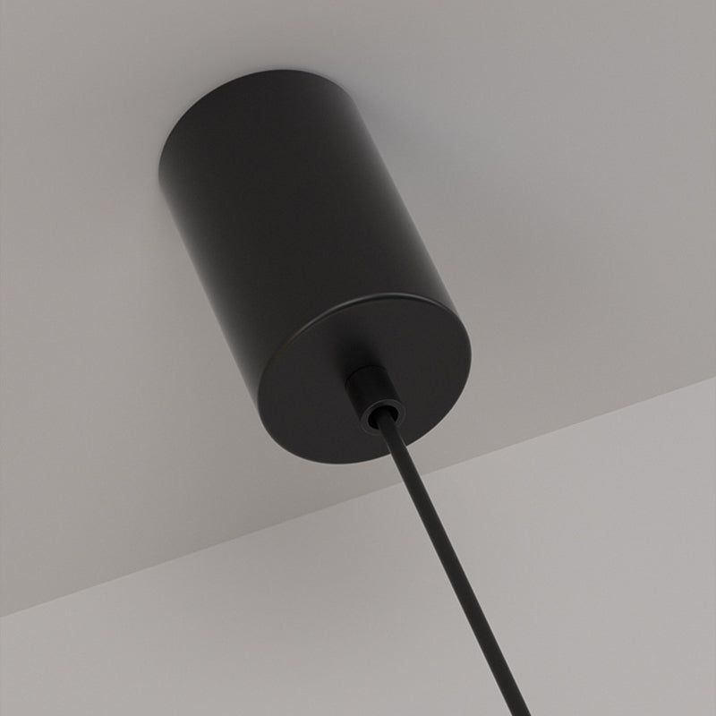 Minimalistische moderne lineare hängende Lampe Metall 1 Licht Anhänger Licht für Wohnzimmer am Nacht