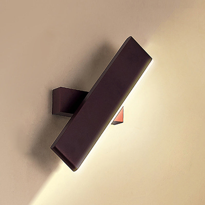 Stile moderno a parete a parete a parete a parete in metallo funzimi da parete rettangolare