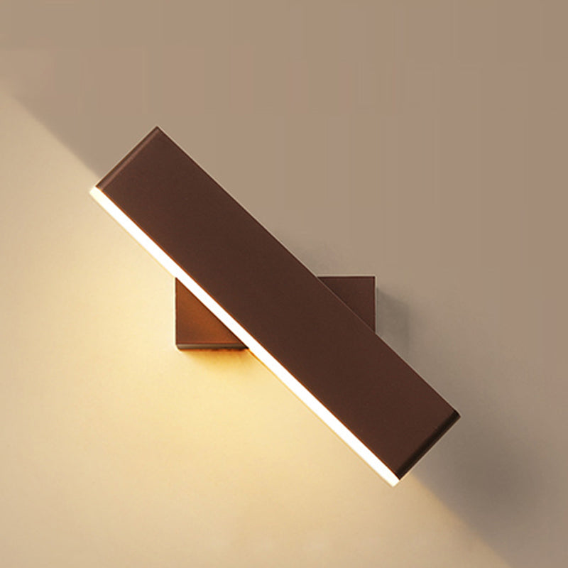 Stile moderno a parete a parete a parete a parete in metallo funzimi da parete rettangolare