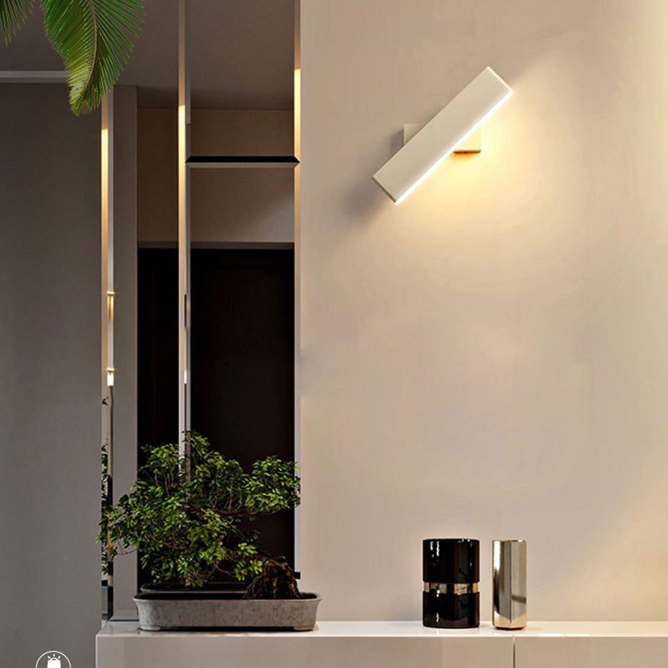 Stile moderno a parete a parete a parete a parete in metallo funzimi da parete rettangolare