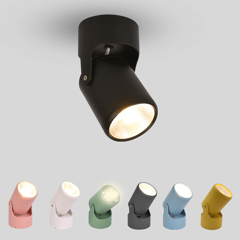 Ronde metalen inbouwlamp, eigentijdse 6,5 inch brede LED-inbouwverlichting voor gang in wit licht