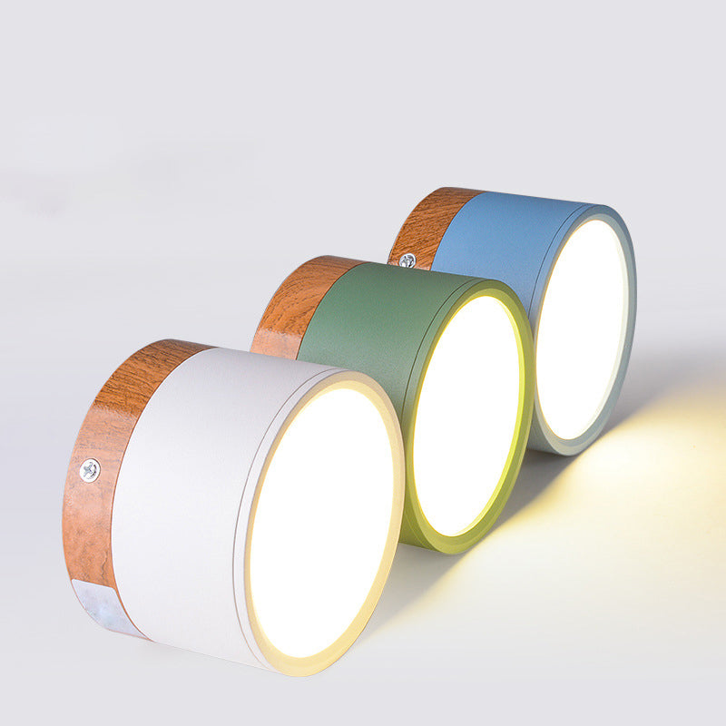 Mini LED Oberfläche Montierte Deckenlampe Nordic Macaron Einstellbare Indoor-Spot-Panel Licht