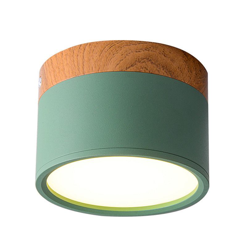 Mini LED Superficie Montata Soffitto Lampada Nordic Macaron Regolabile Indoor Pannello Luce