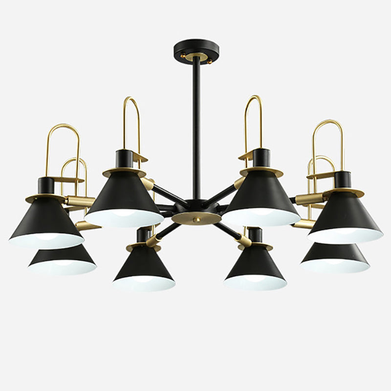 Multi Lights Minimalistisch macaron hangende plafondlicht metaalhangende kroonluchter voor zitkamer