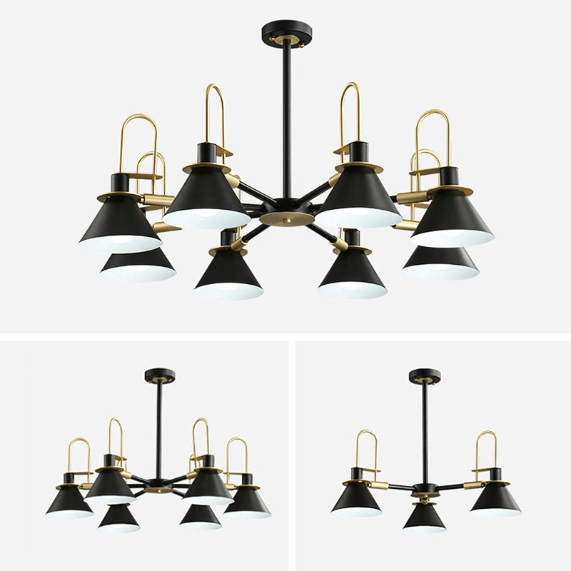 Multi Lights Minimalistisch macaron hangende plafondlicht metaalhangende kroonluchter voor zitkamer