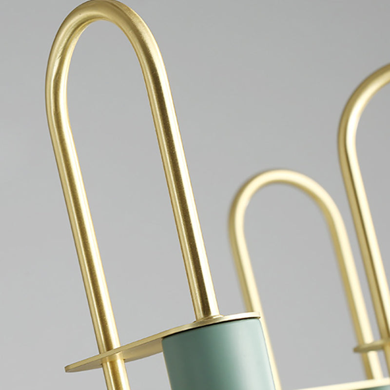 Multi Lights Minimalistisch macaron hangende plafondlicht metaalhangende kroonluchter voor zitkamer