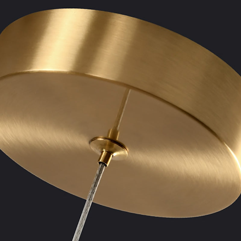 Teardrop Hanging Pendant Light Simplicity Style Crystal Down Lighting Pendant for Bedroom