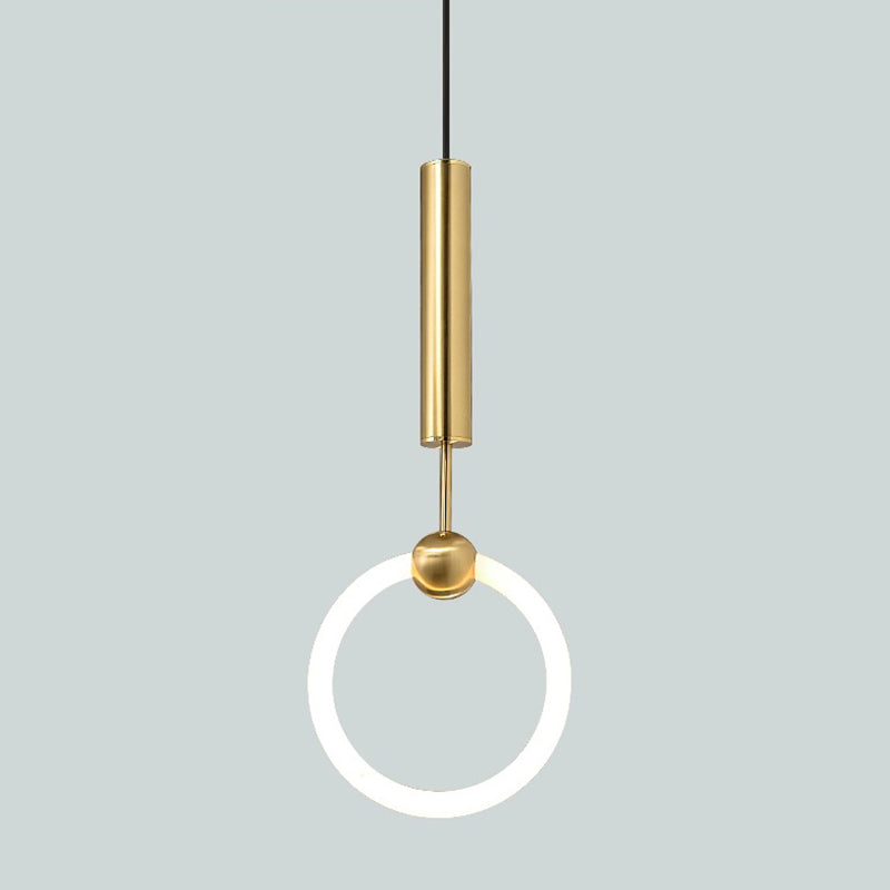 Lámpara de colgante geométrica de luz geométrica para el hogar contemporáneo para el comedor