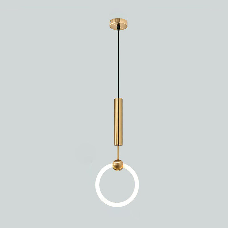 Lámpara de colgante geométrica de luz geométrica para el hogar contemporáneo para el comedor