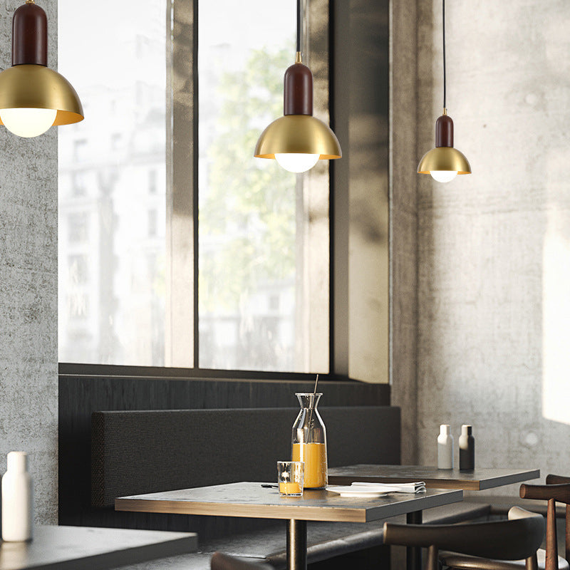 Eigentijdse boerderij hangende lamp metaal geometrische schaduw hanglamp voor eetkamer