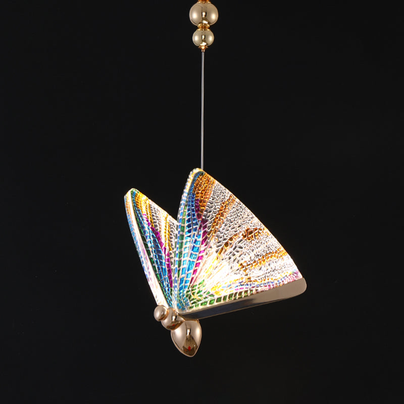LED Butterfly Chandelier Pendant Nordic Modern Indoor Staircase Butterfly Lamp