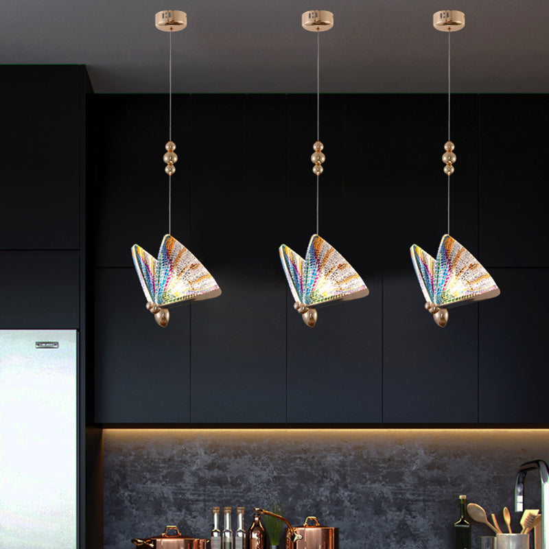 LED Butterfly Chandelier Pendant Nordic Modern Indoor Staircase Butterfly Lamp