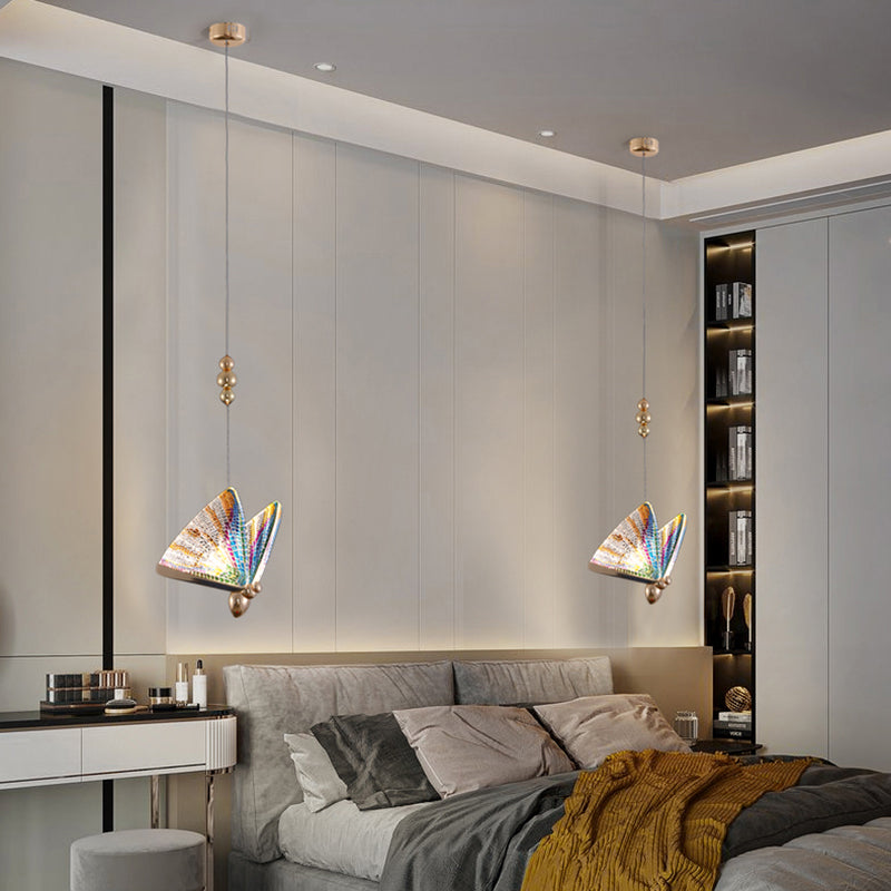 LED Butterfly Chandelier Pendant Nordic Modern Indoor Staircase Butterfly Lamp
