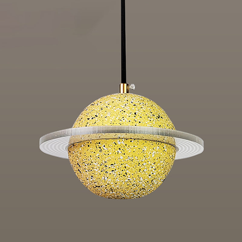 LED Planet Formzement Anhängerlampe nordisch moderne Innenzement hängen Licht