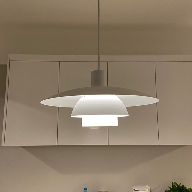Moderne Einfachheit Metall Hanging Light Layers Design Bauernhaus Anhänger Licht für Esszimmer