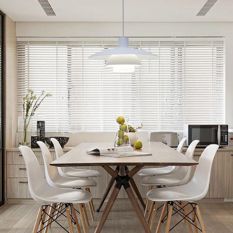 Moderne Einfachheit Metall Hanging Light Layers Design Bauernhaus Anhänger Licht für Esszimmer