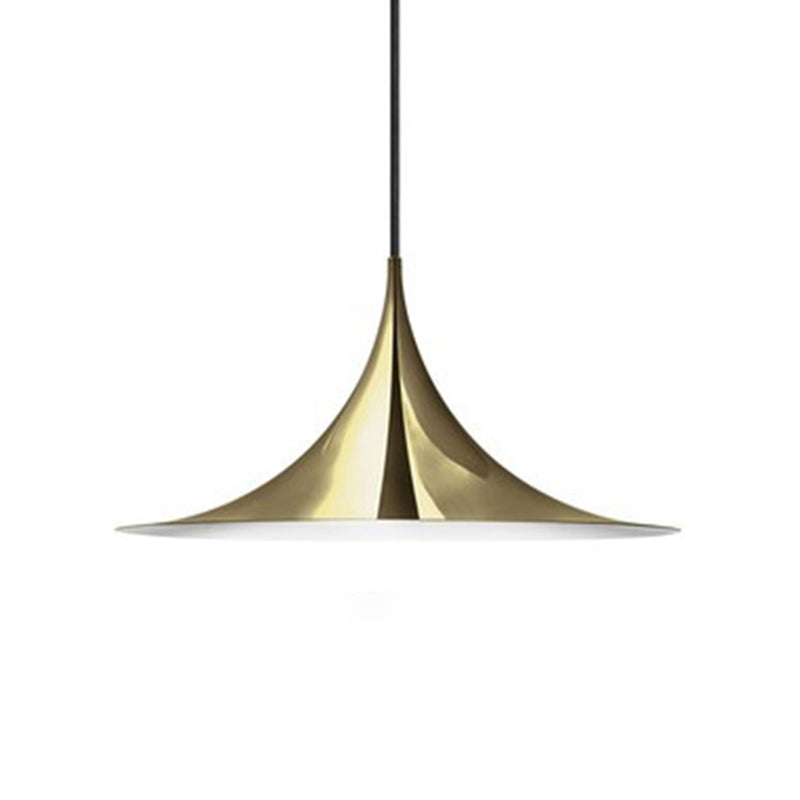Contemporary Cone Shade Hanging Light 1-Light Coffee Shop Dining Room Pendant Lamp