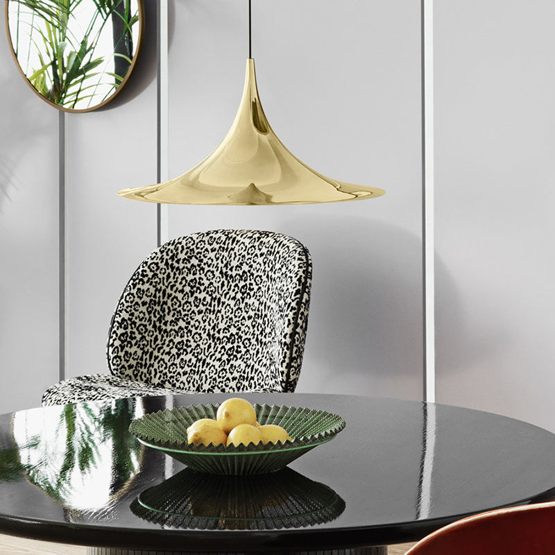 Zeitgenössischer Kegel Schatten hängend hängendes 1-Licht-Café-Café-Esszimmer-Anhängerlampe