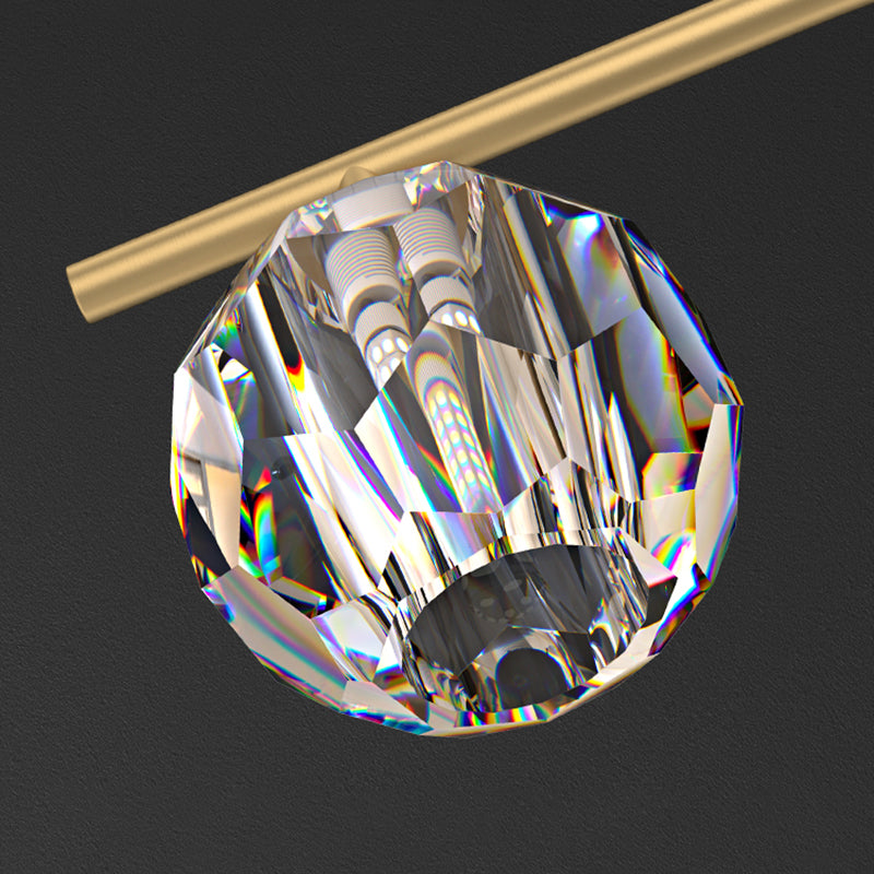 Globe Crystal Shade Island Light Modern Simplicity Style Hanging Lamp voor eetkamer