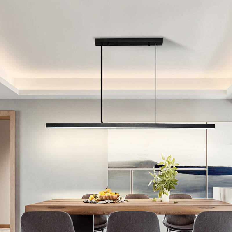Nordic Modern Style Island Lamp Simple LED Ceiling Chandelier for Dine Room