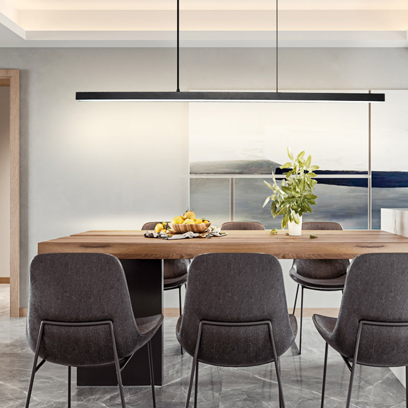 Nordic Modern Style Island Lamp Simple LED Ceiling Chandelier for Dine Room