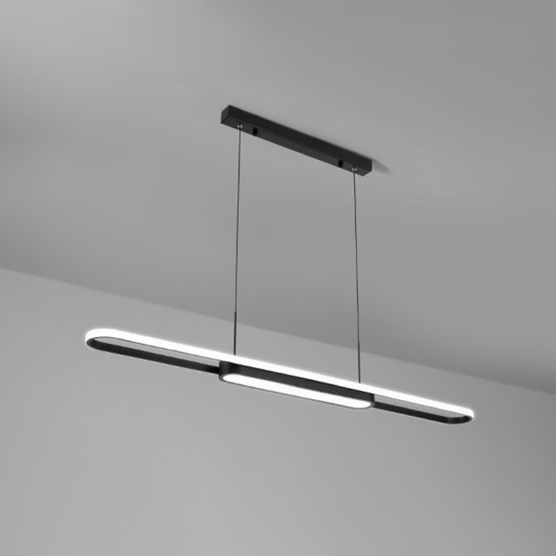 Nordic Modern Style Island Lamp Simple LED Hanging Lighting Fixture for Dining Room