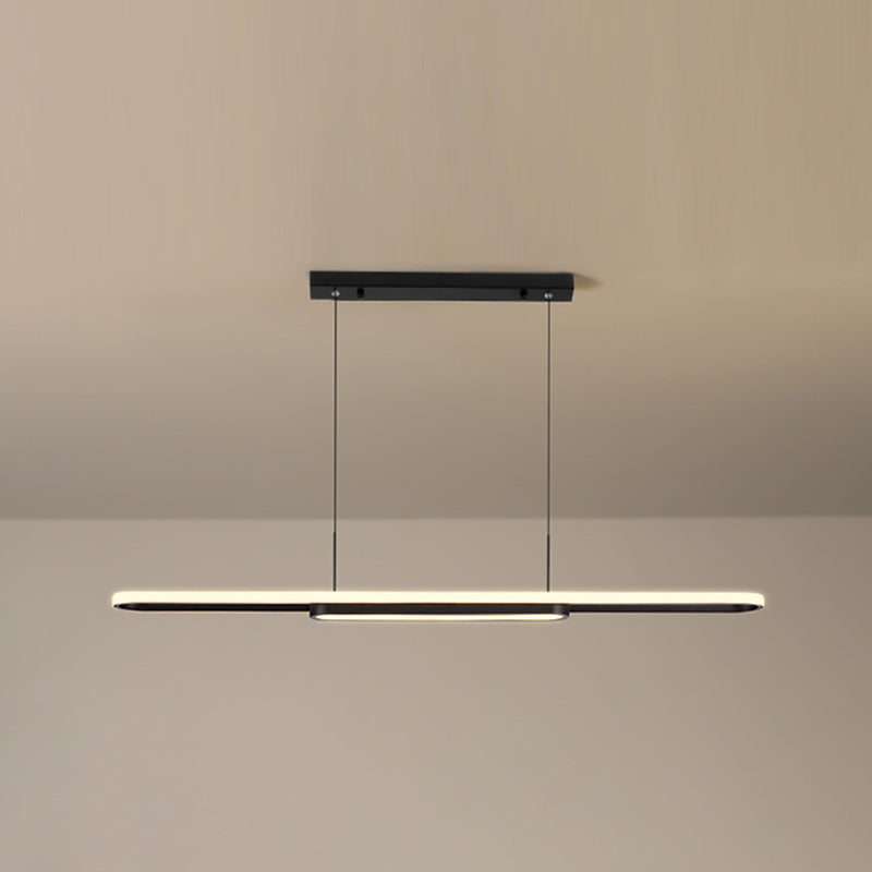 Nordic Modern Style Island Lamp Simple LED Hanging Lighting Fixture for Dining Room