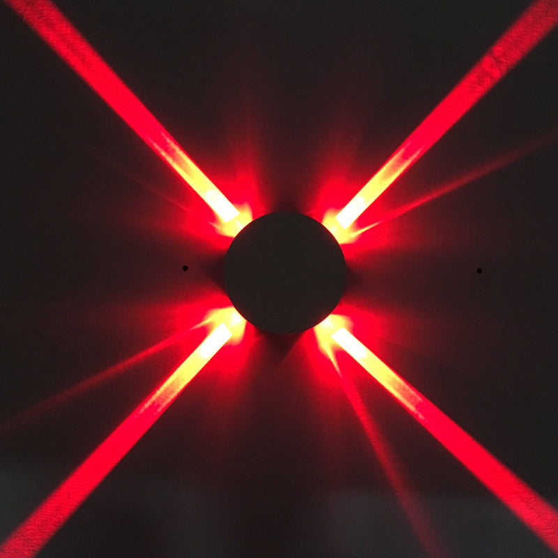 Funzione lampada a montaggio a parete Mini RGB a LED Modern Stile semplice Speccone a parete a forma rotonda per interno