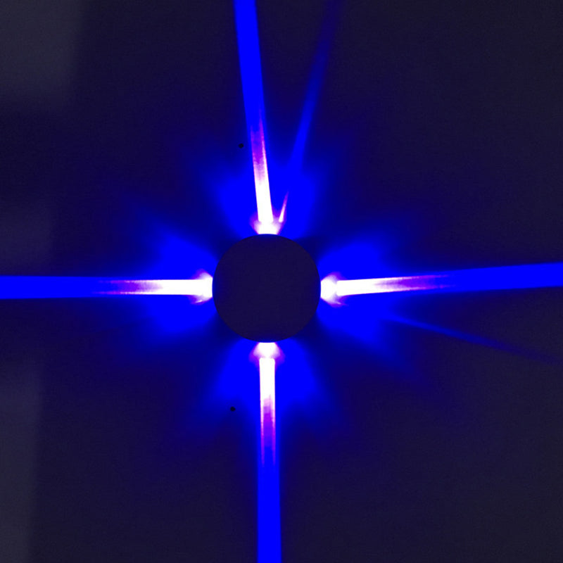 Funzione lampada a montaggio a parete Mini RGB a LED Modern Stile semplice Speccone a parete a forma rotonda per interno