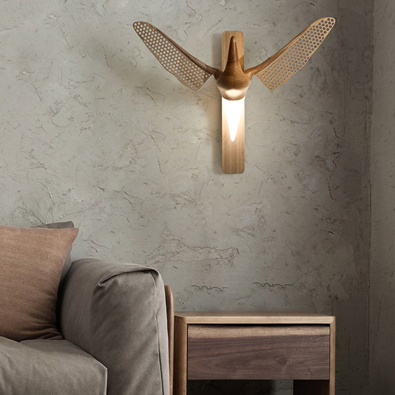 Lámpara de pared en forma de gaviota de estilo diseñador 1 Luz de la sala de estar de la sala de estar Luz montada en la pared
