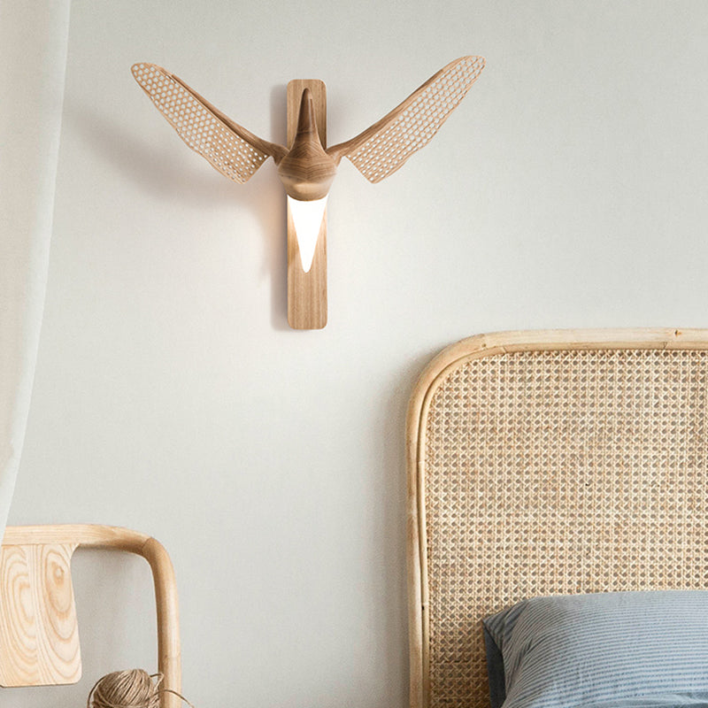 Lámpara de pared en forma de gaviota de estilo diseñador 1 Luz de la sala de estar de la sala de estar Luz montada en la pared