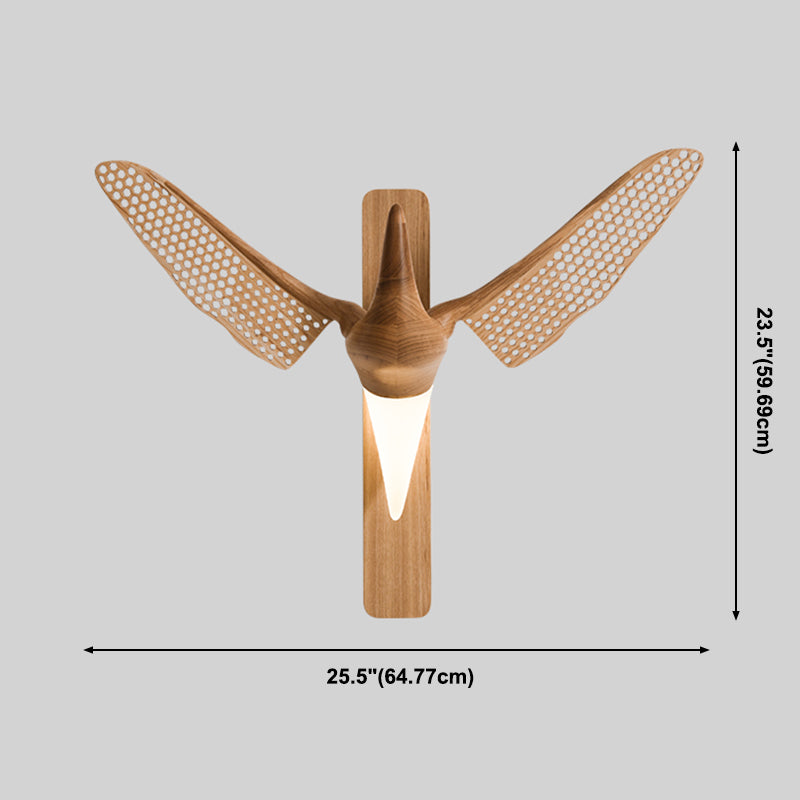 Lámpara de pared en forma de gaviota de estilo diseñador 1 Luz de la sala de estar de la sala de estar Luz montada en la pared