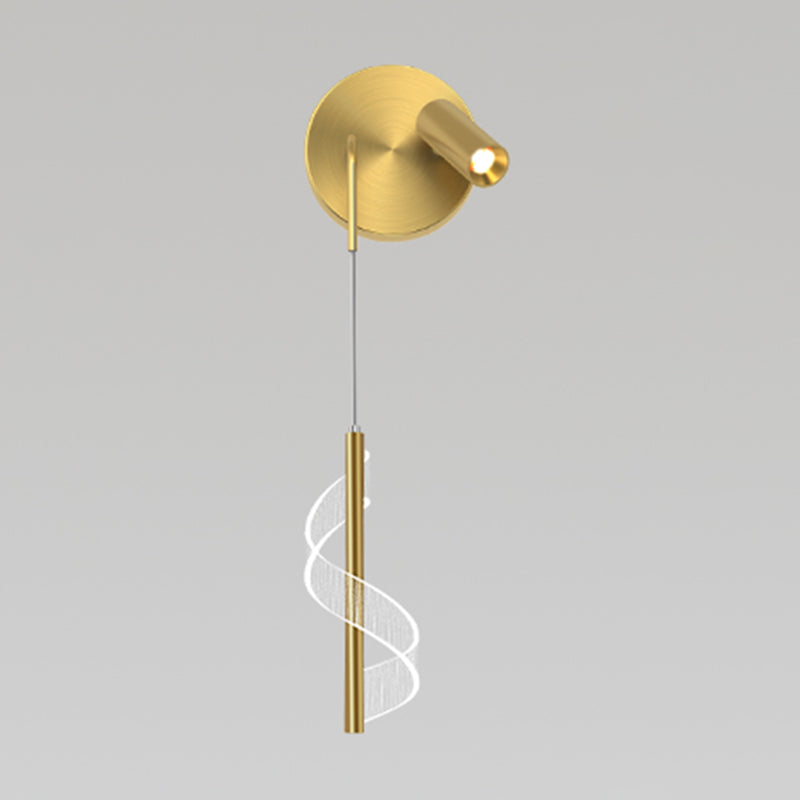 Moderne stijl LED SCONCE WANDELLICHT 2 Lichten Wandlamp in goud voor slaapkamer