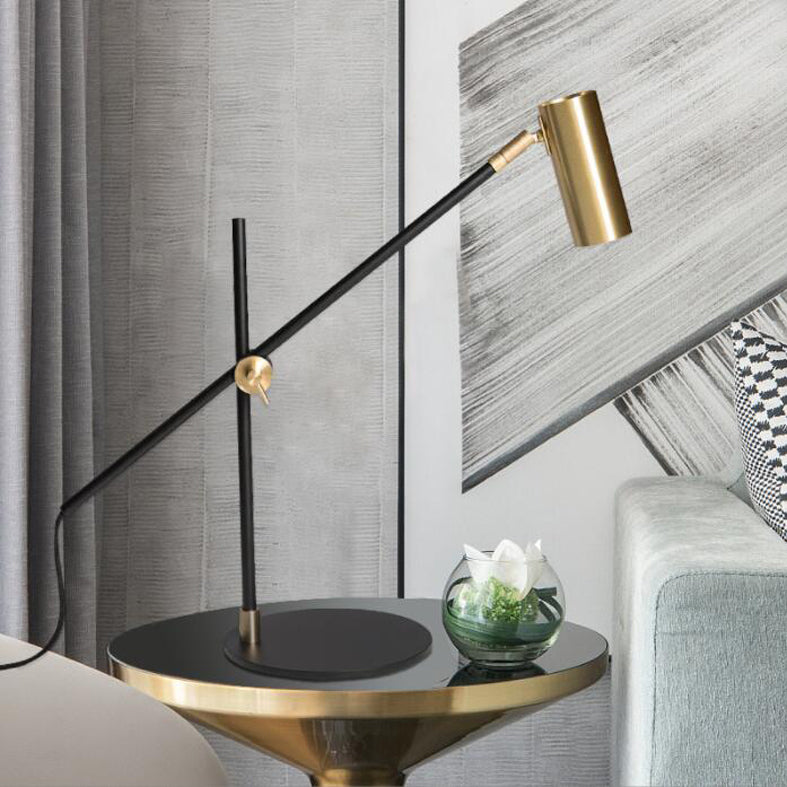 Postmoderner Nachttisch leichter verstellbarer Arm Design Tischlampe für Schlafzimmer Wohnzimmer