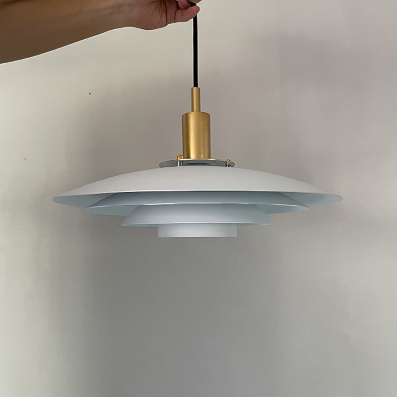 Lámpara colgante de metal ligero colgante contemporáneo para sala de estar en el salón