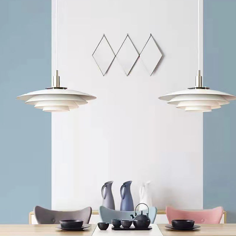 Lámpara colgante de metal ligero colgante contemporáneo para sala de estar en el salón