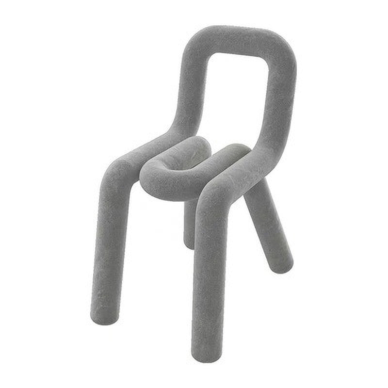 Chaises en métal de style Glam Design, cuisine, salle à manger, chaise latérale à dossier ouvert