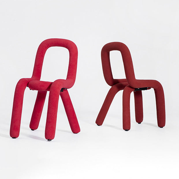 Chaises en métal de style Glam Design, cuisine, salle à manger, chaise latérale à dossier ouvert
