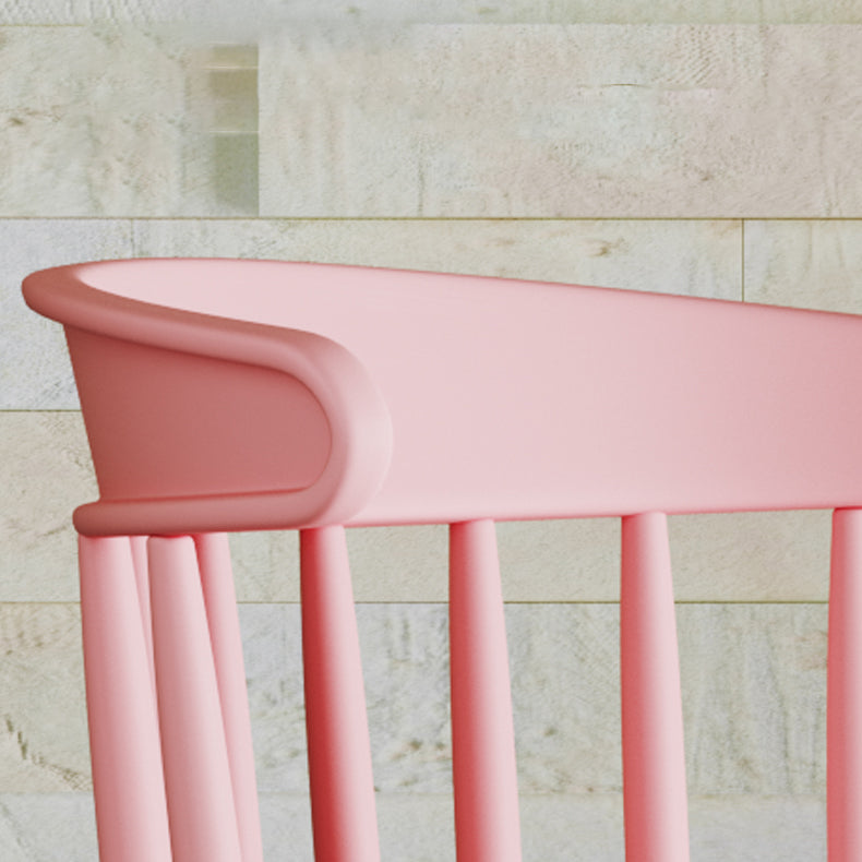 Silla sin brazos de plástico contemporánea, silla trasera Windsor para uso doméstico