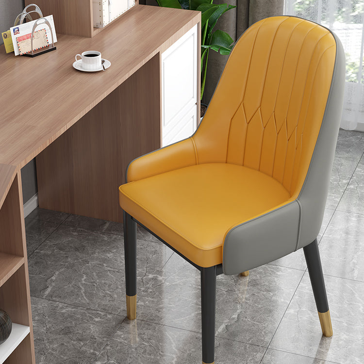Silla de comedor de estilo escandinavo de metal Parsons Silla auxiliar de comedor para restaurante