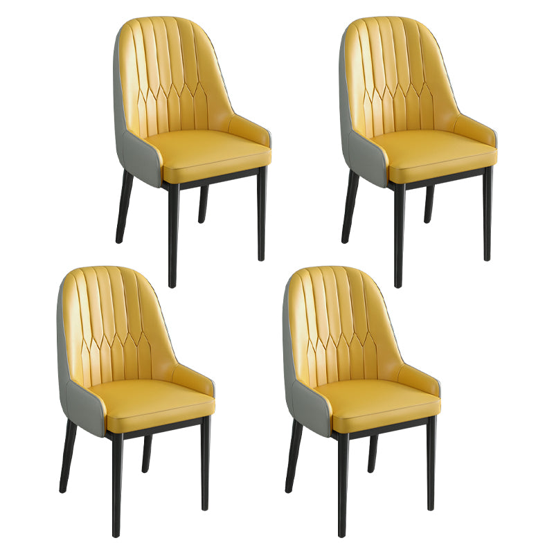Silla de comedor de estilo escandinavo de metal Parsons Silla auxiliar de comedor para restaurante