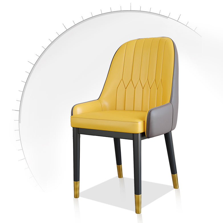 Silla de comedor de estilo escandinavo de metal Parsons Silla auxiliar de comedor para restaurante