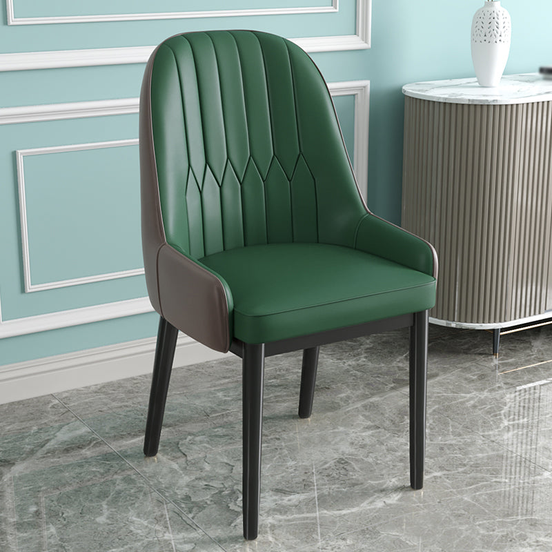 Silla de comedor de estilo escandinavo de metal Parsons Silla auxiliar de comedor para restaurante