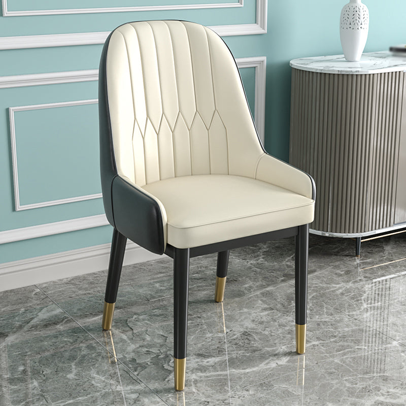 Silla de comedor de estilo escandinavo de metal Parsons Silla auxiliar de comedor para restaurante