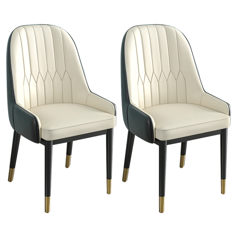Silla de comedor de estilo escandinavo de metal Parsons Silla auxiliar de comedor para restaurante