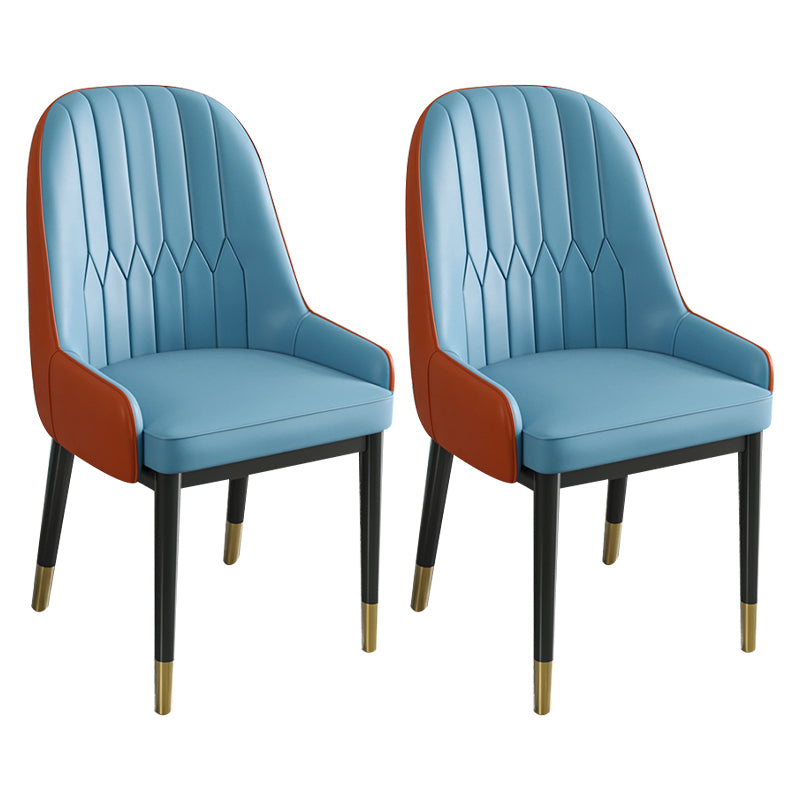 Silla de comedor de estilo escandinavo de metal Parsons Silla auxiliar de comedor para restaurante
