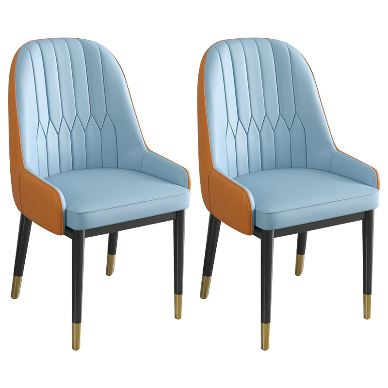Silla de comedor de estilo escandinavo de metal Parsons Silla auxiliar de comedor para restaurante