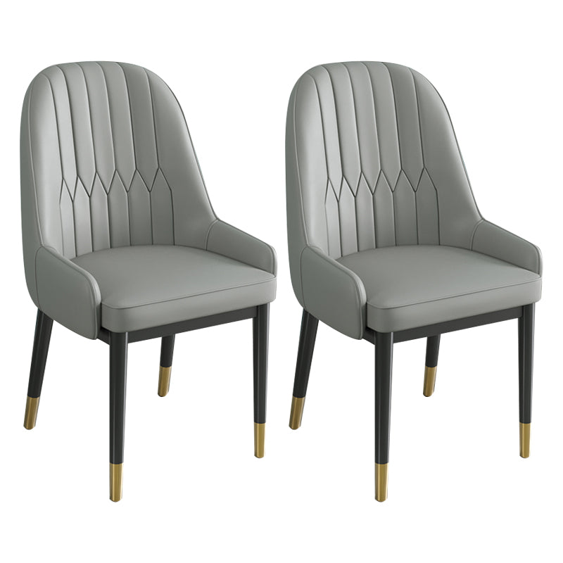 Silla de comedor de estilo escandinavo de metal Parsons Silla auxiliar de comedor para restaurante