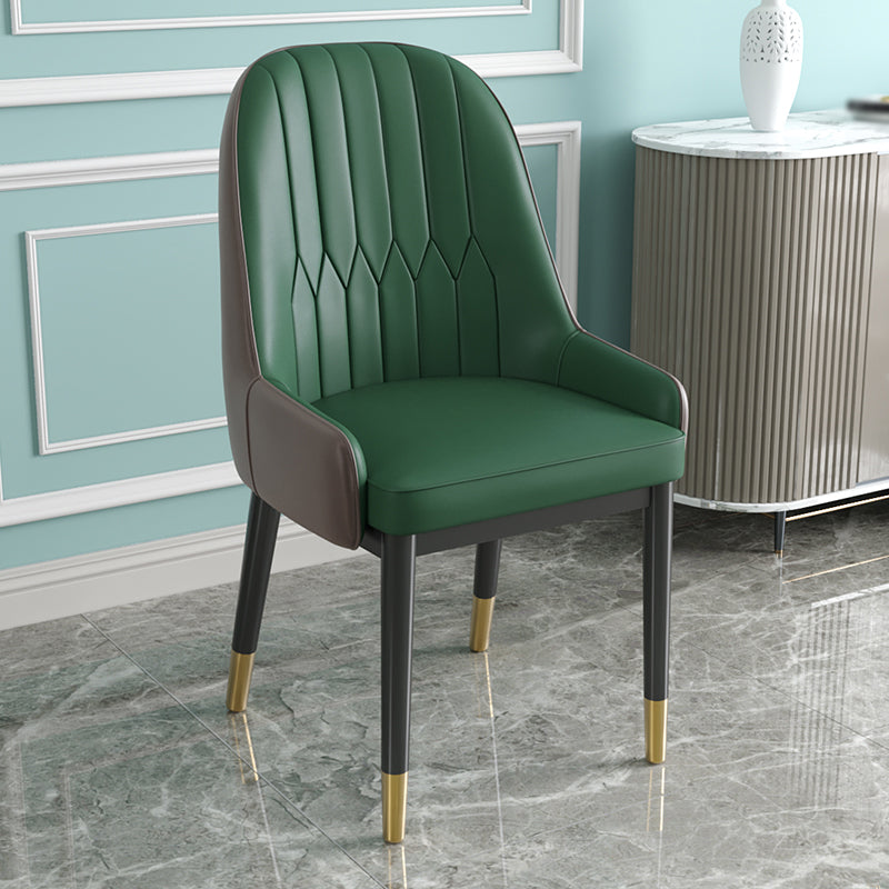 Silla de comedor de estilo escandinavo de metal Parsons Silla auxiliar de comedor para restaurante